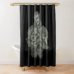 Baldur's Gate 3 Halsin Shower Curtain