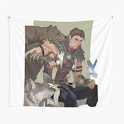 Baldur's Gate 3 Halsin Bear Tattoo Little Bird Wolf