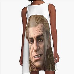 Baldur's Gate 3 Halsin A-Line Dress