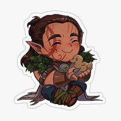 Chibi Halstin Sticker
