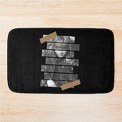 Han Jisung Stray Kids Korean Kpop Monochrome Stripe Design Bath Mat