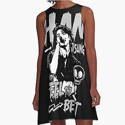 Han Jisung Black Rock poster You make stray kids stay kpop SKZ A-Line Dress