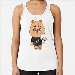 Han Jisung Stray Kids member Racerback Tank Top
