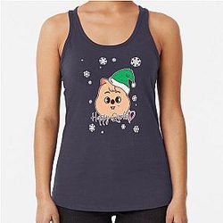 Stray Kids SZOO Quokka Han Jisung Christmas Racerback Tank Top