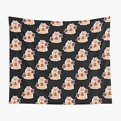 Halloween SKZ Concert - SKZOO - Han Quokka - Han Jisung - Pumpkin Tapestry