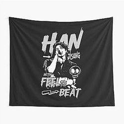 Han Jisung Black Rock poster You make stray kids stay Tapestry