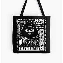 Print Ha Jung's quokka Stray Kids Tote Bag