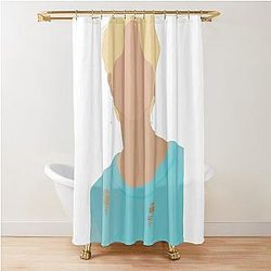 Blond Jisung Shower Curtain