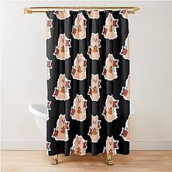 Halloween SKZ - SKZOO - Han Quokka - Han Jisung Pumpkin Shower Curtain
