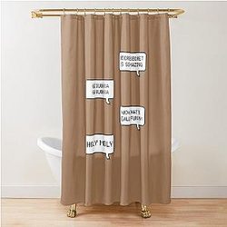 Han Jisung Text Shower Curtain