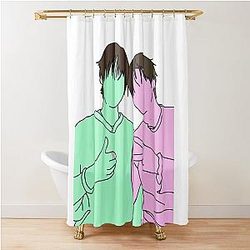 Han Jisung and Lee Know Shower Curtain