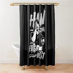 Han Jisung Black Rock poster You make stray kids' ot8 kpop skz Shower Curtain