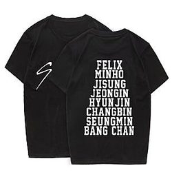 SKZ Felix Merch T-Shirt, Bang Chan Support Shirt, Han Jisung Hyunjin Minho Changbin Unisex Tee Top