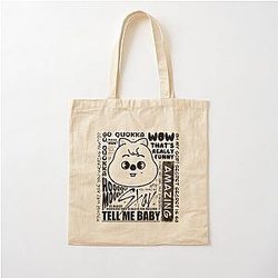 Print Han Sung memes Stray kids Quokka Cotton tote bag