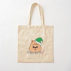 Stray Kids Skzoo Quokka Han Jisung Christmas Cotton Tote Bag