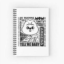 Print Han Jisung Spiral Notebook