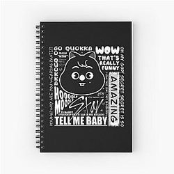 Print Han Jisung Memes Stray Kids Quokka Spiral Notebook