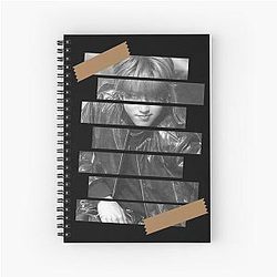 Han Jisung Stray Kids Korean Kpop Monochrome Spiral Notebook
