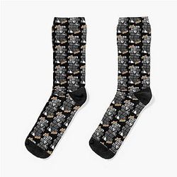 Han Jisung Stray Kids Korean Kpop Monochrome Stripe Design Socks