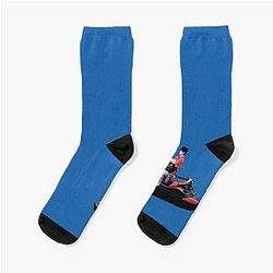 Jisung cute in a motorboat speedboat, Han Jisung, Stray Kids 3RACHA SKZ Socks
