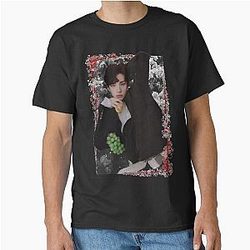 Han Jisung Stray Kids Korean Kpop Floral Design Classic T-Shirt