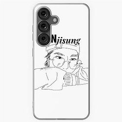Han Jisung - Black Line Art Samsung Galaxy Soft Case