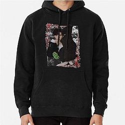 Han Jisung Stray Kids Korean Kpop Floral Design Pullover Hoodie