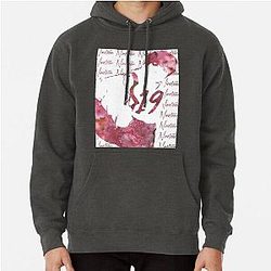 Han Jisung 19 Lino Print Pullover Hoodie