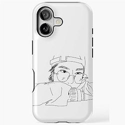 Han Jisung Black Lineart iPhone Case