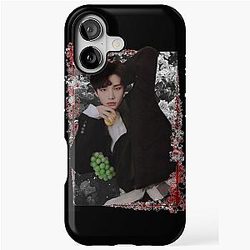 Han Jisung Stray Kids Korean Kpop Floral Design iPhone Case