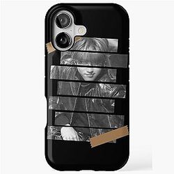 Han Jisung Stray Kids Korean Kpop Monochrome Stripe Design iPhone Case