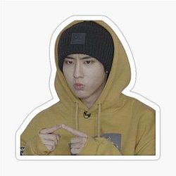 Han Ji-sung Cute Meme Sticker
