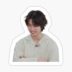 Han Jisung Pajamas Smile Sticker