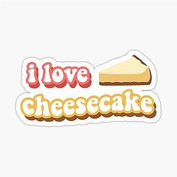 Han Jisung I Love Cheesecake Sticker