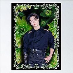 Han Jisung Green Aesthetic Poster