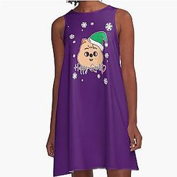 Stray Kids SKZ Quokka Han Jisung Christmas A-Line Dress
