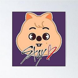 STAY SKZOO Han Jisung Quokka Stray Kids Poster