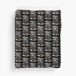 Han Jisung Stray Kids Han Korean K-pop Monochrome Stripe Design Duvet Cover