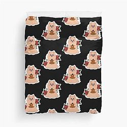 Halloween Han Quokka Han Jisung Pumpkin Duvet Cover