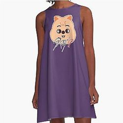 Stay SKZ han Jisung Quokka SKZ A-Line Dress