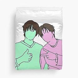 Han Jisung and  Lee Know Duvet Cover