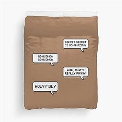 Han Jisung Text Bubbles Duvet