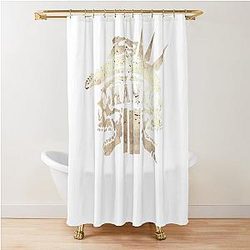 Luther Stamm Hank Williams III Logo Mens Graphic Shower Curtain