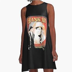 Vintage Hank Williams III Rizin Classic A-Line Dress
