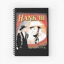 Vintage Hank Williams III Classic Notebook
