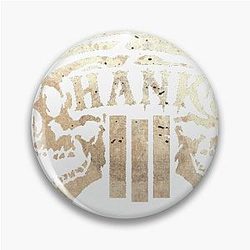 Luther Stamm Hank Williams III Logo Mens Graphic Pin