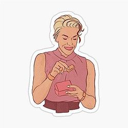 Hannah Waddingham 3 Sticker