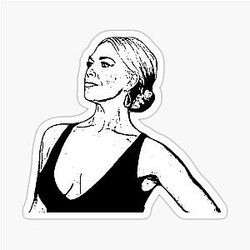 Hannah Waddingham Sticker