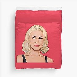 Hannah Waddingham Cartoon Duvet Cover