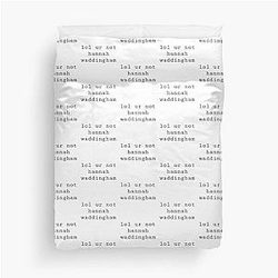 Hannah Waddingham Duvet Cover